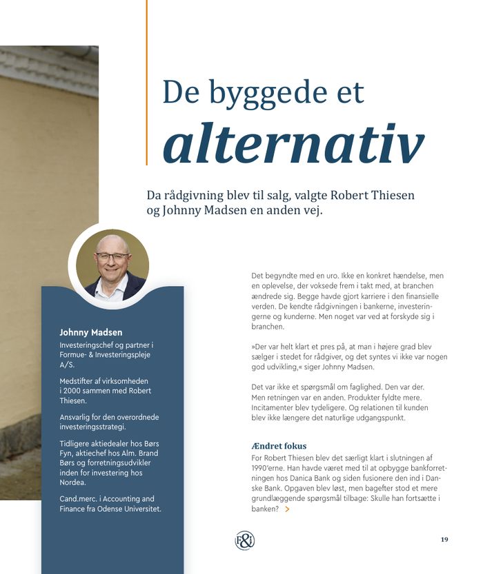Artikelopslag: De byggede et alternativ, med personboks