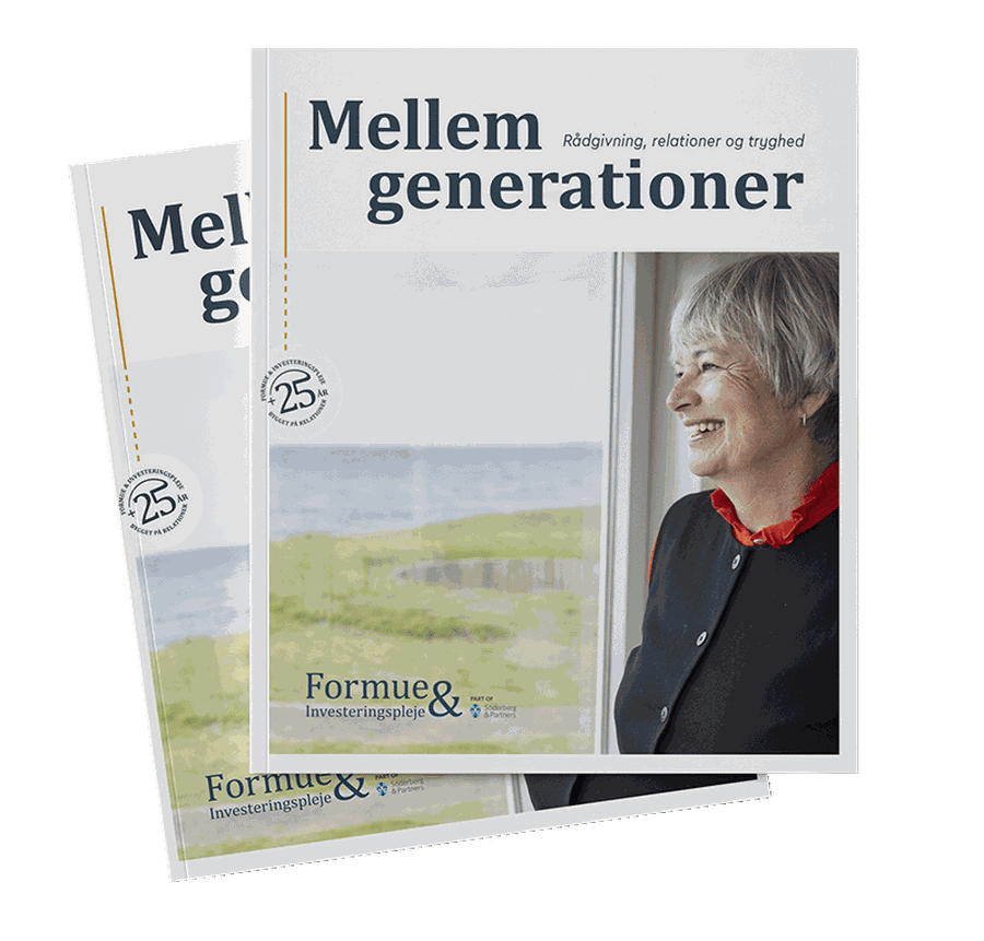 Jubilæumsmagasinet «Mellem generationer» i to eksemplarer